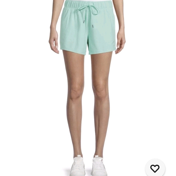 Women's size XS buttery soft seafoam green workout lounge shorts with pockets - Picture 3 of 8